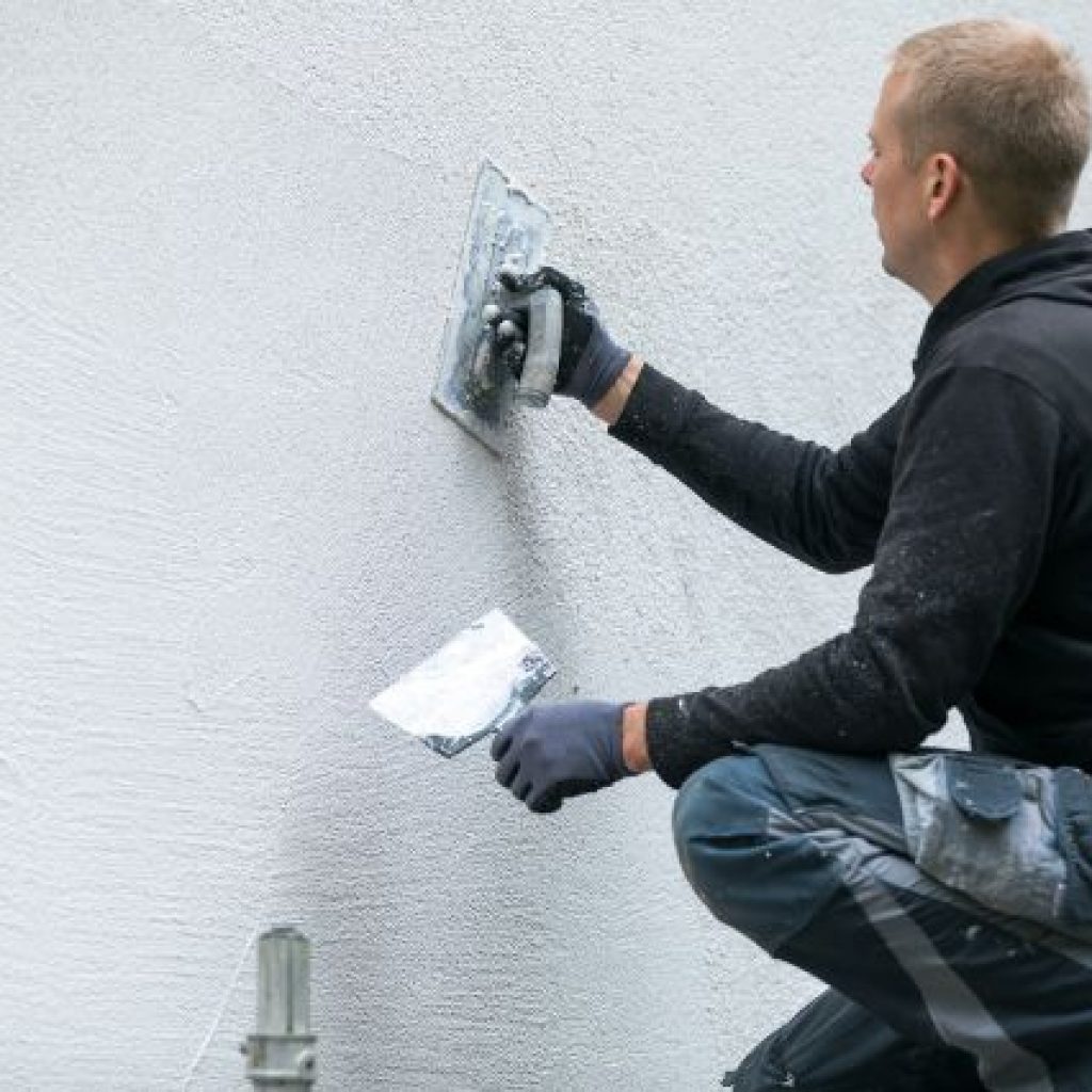 chantier d'isolation par l'extérieur résultat