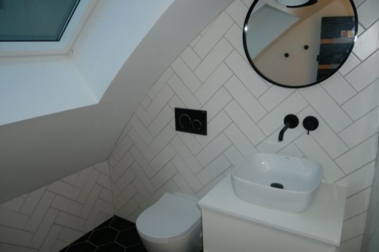 salle de bain isolation rampants