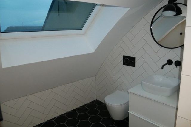 aménagement des combles salle de bain